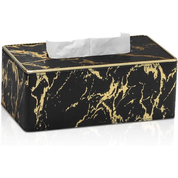 Tissue Box Cover Stilig rektangulær Tissue Box Holder med magnetisk bunn
