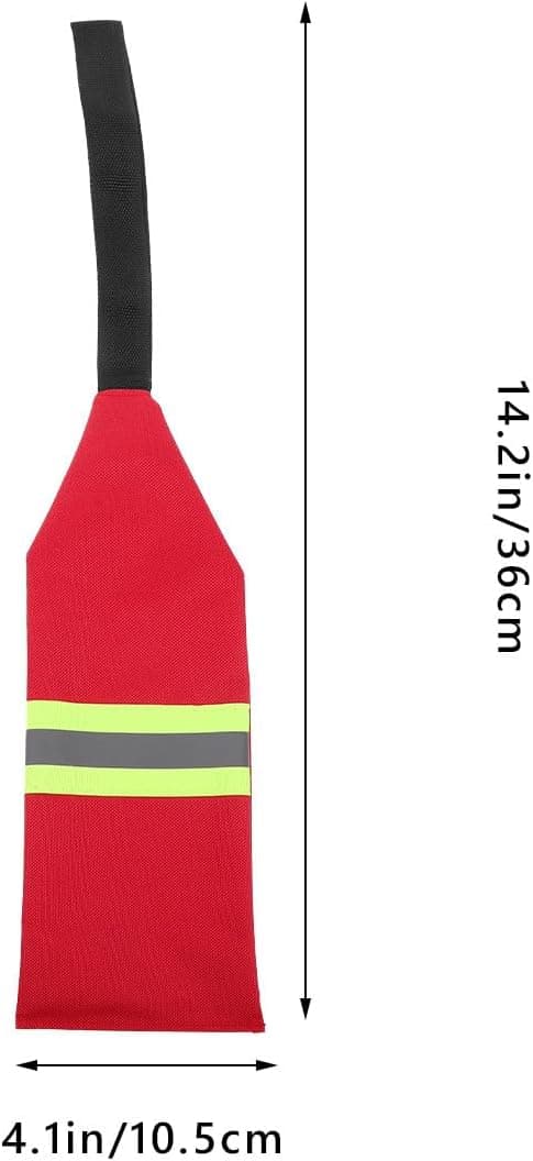 3 st kajakreflekterande flaggor Polyester bogseringsvarningssäkerhetsflaggor med bandremmar