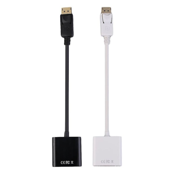 DisplayPort DP han til DVI hun konverter videoadapter