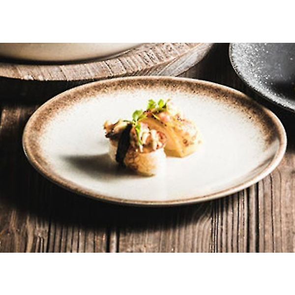 Japansk Keramisk Middagstallerken Steak Lav Salat Suppe