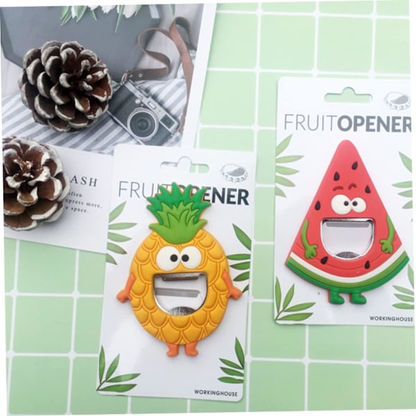 Pullonavaaja Jääkaappimagneetti Tarra Ananas Jääkaappimagneetti Magneettitarra Koti