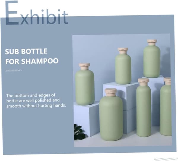 3st 400ml påfyllningsbara duschgelflaskor schampo underflaskor med snäpplock PE-material