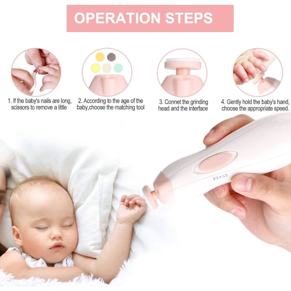 Baby kynsiviila, sähkökäyttöinen kynsileikkuri, kynsileikkureilla varustettu set , varpaiden kynsileikkuri