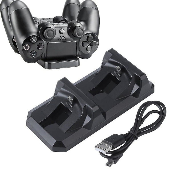 Dubbel laddningsdocka för PS4 trådlös handkontroll