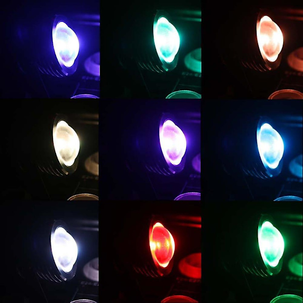 RGB-suihkulähdelamppu vedenalainen LED vedenkestävä juhliin 10W