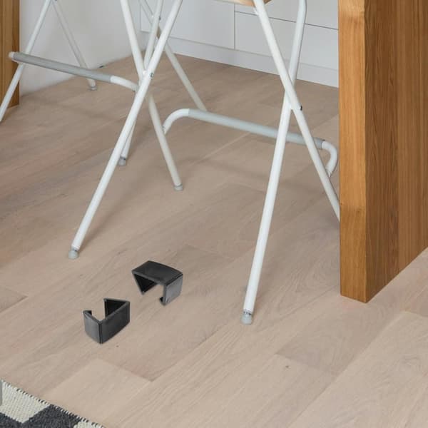 4 stk. udendørs terrasse møbelklemmer til sektionssofaforbindere, plastmateriale