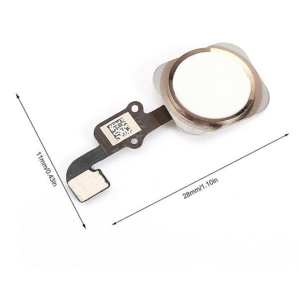 iPhone 6 4.7'' Hjemmeknap Flex Kabel Touch ID Sensor Del