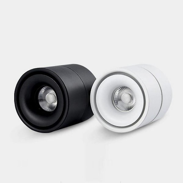 1 stk LED Takspotlight 360 Justerbar Nedlys Overflate