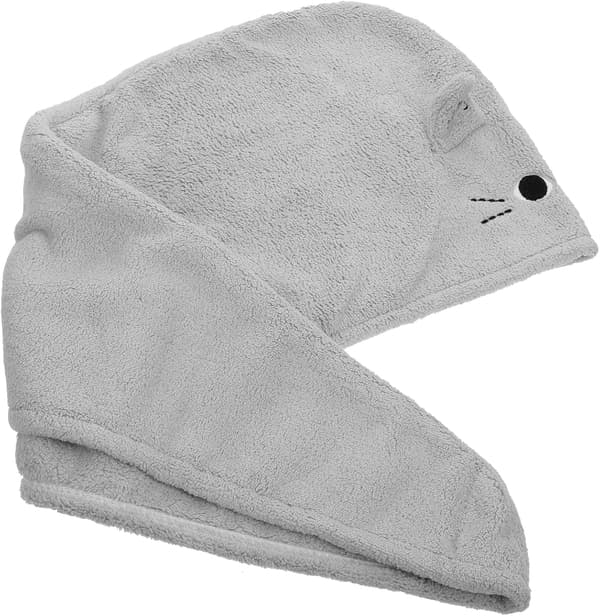 Torr hårmössa Duschmössa Fleece Hårturban för snabb torkning efter duschen
