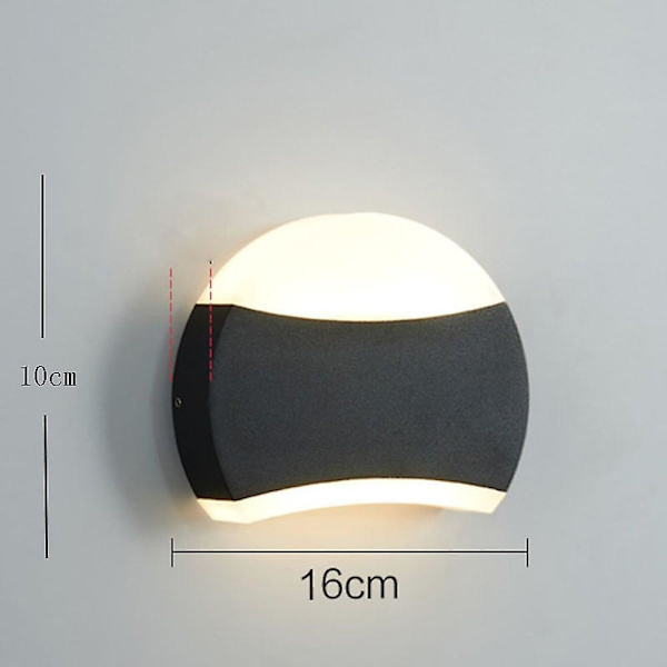 LED Vegglampe Utendørs Moderne Utendørs Metalllampe 220-240v