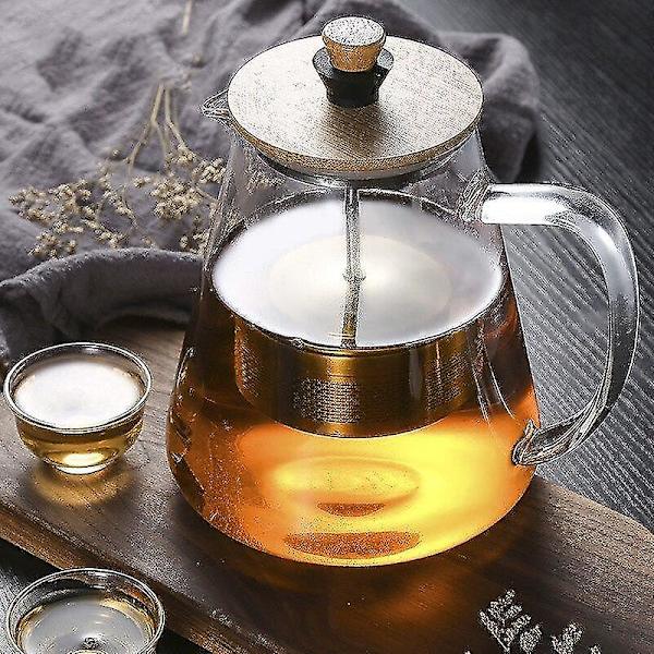 Rustfrit Teekande med Glasfilter Varmebestandig