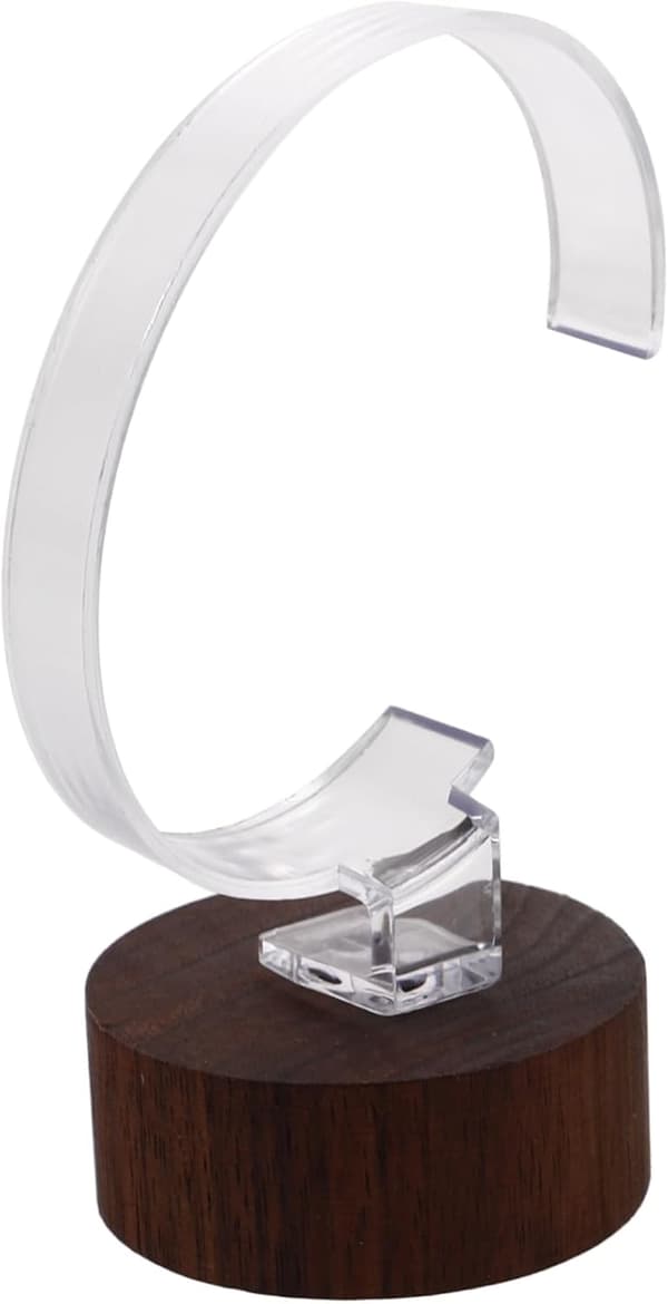 Ur Display Stand Akryl C-formet Organizer Displays til Armbåndsur Holder