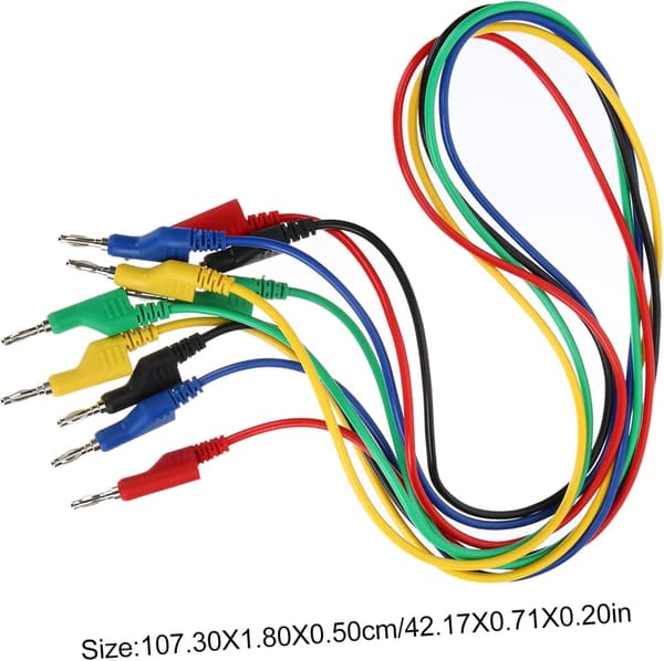 10 stk. bananstikledninger til multimeter-test Multimeterledninger bananstik