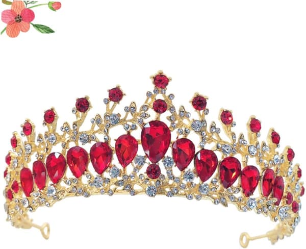 Brilliant brudekrone Rhinestone bryllupshodeplagg hodeplagg for kvinner Fantastisk hårtilbehør