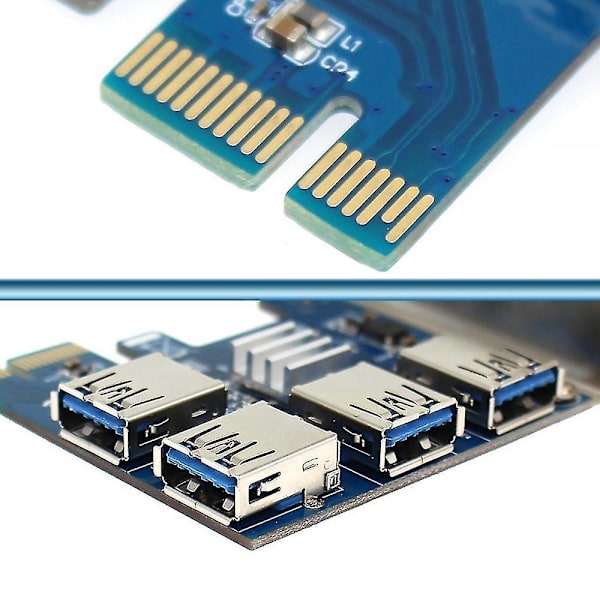 Nytt PCI-E 1 till 4 PCI Express 16x kort