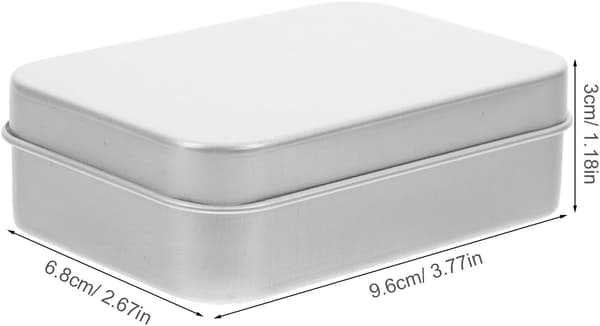 Sæbebeholder i aluminiumslegering Sæbeboks Enkelt design Dræning