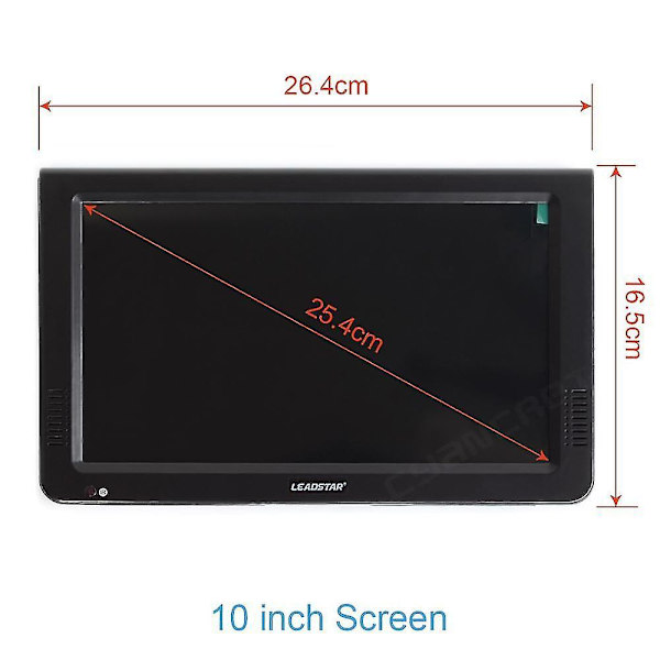 Leadstar 10 Tommer HD Bærbar TV DVB-T2 ATSC ISDB-T TDT TV