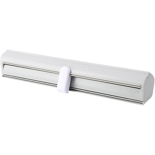 Folie- og matfilmdispenser med kutter, for aluminiumsfolie og plastmatfilm