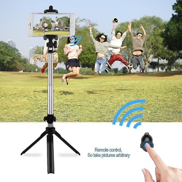 Håndholdt Mini Tripod Bluetooth Selfie Stick for telefon