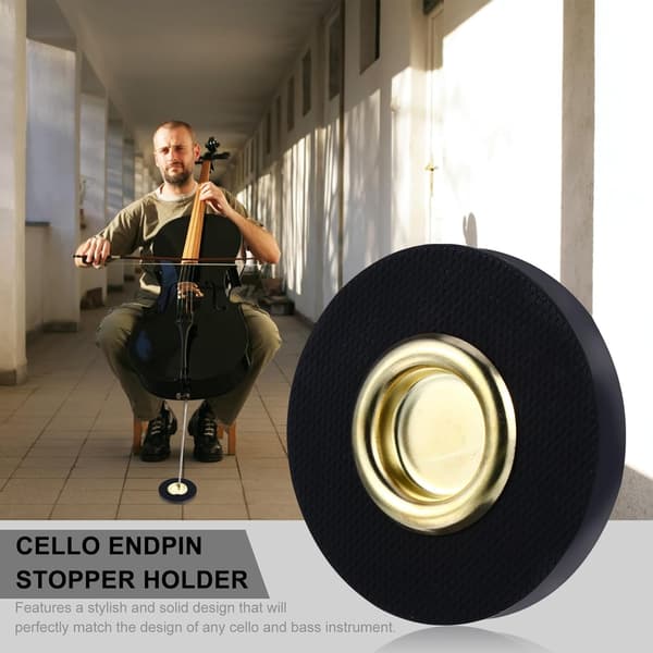 Cello End Pin Holder Nylon Anti-slip Mat Floor Protector with Solid Design