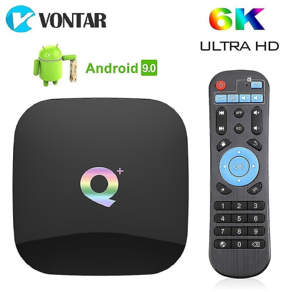 Android 9.0 Tv Box Q Plus 4gb 64gb 32gb Smart Tv Box H6