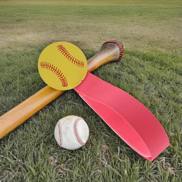 Softball Pitcher Benstöd Polyesterband för Pitchers Utomhusträningsaccessoar