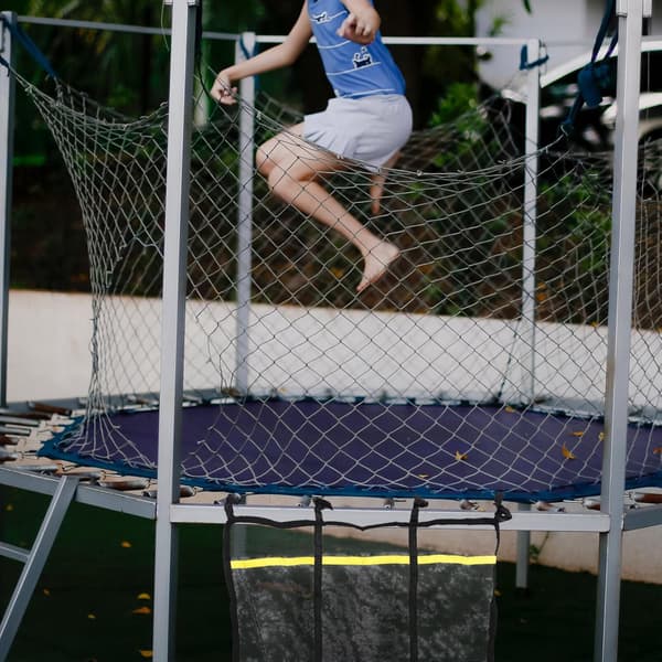 Trampolin Skoförvaringsväska Nätmaterial Multifunktionell Organizer
