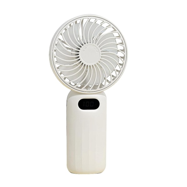 Mini Fan Handy Genopladelig Lommestørrelse Air Cooler 3 Speed 3000mAh 1695  | Fyndiq