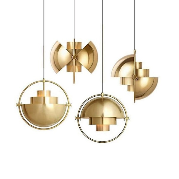 28cm Globe Design Hængende Lampe Geometriske Former Ø