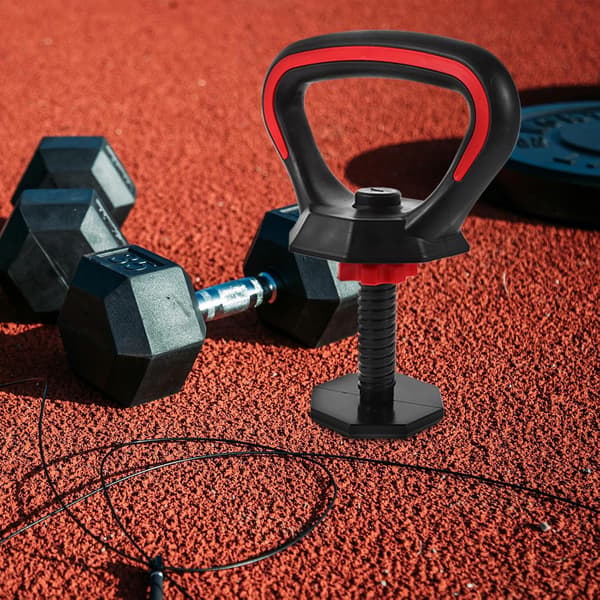 Justerbart Kettlebell Håndtak Del Solid Kettlebell Stang og Base Treningsgrep Egnet