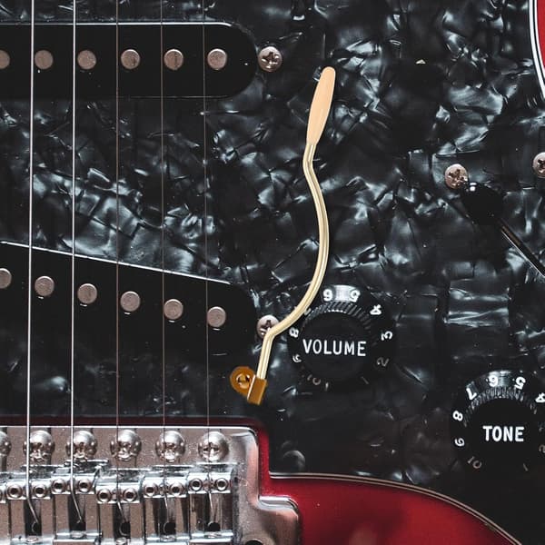 3st Single Tremolo Bridge Arm Elgitarr Tremolo System Whammy Pedal Böjd Rostfritt