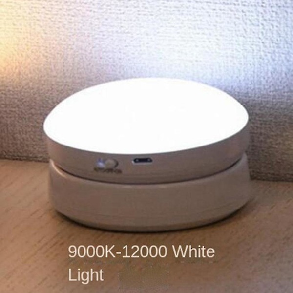 360 Graders Drejelig LED Natlampe med Magnetisk Base (Hvidt Lys)