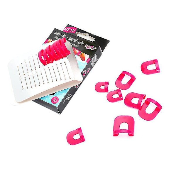 26 st Manikyr Nagelsmyckes Skyddande Polish Formar Lack