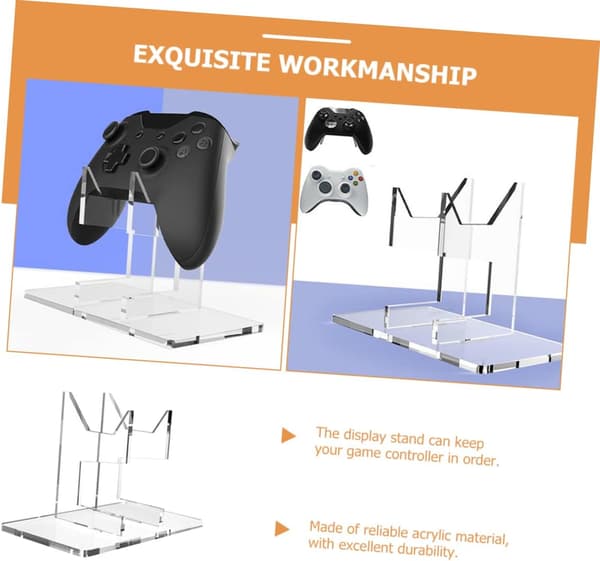 Akryl Game Controller Stand Controller Holder Organizer til Gaming Tilbehør
