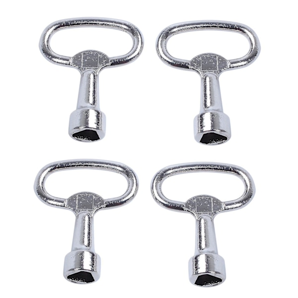 8 mm:n metalliset kolmionmuotoiset avaimet - 4 kpl
