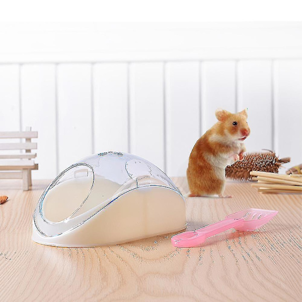 Hamsterin hiekka-allas kylpyamme lapiolla 1kpl sininen