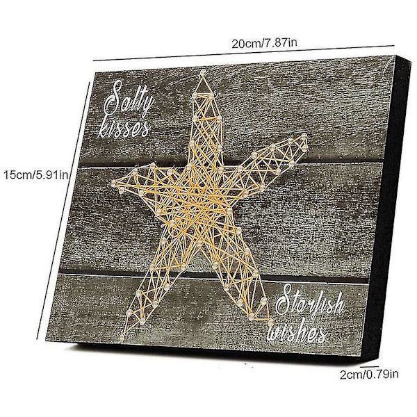 3D DIY Kynsien Jousi Taidesetti Tähtikala Kietoutuvat Viivat