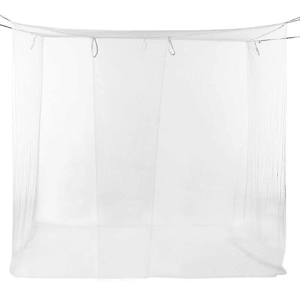 Extra Stort Myggnät för Utomhus, 1 Öppning Nätgardiner för Camping, Sängkläder, Patio 200*180*200cm