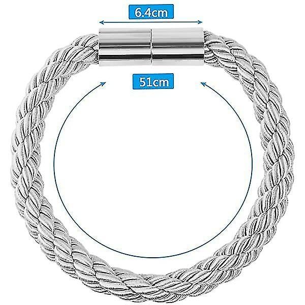 Magnetiska Gardinband i Polyester och Bomullsgarn, Texturerad