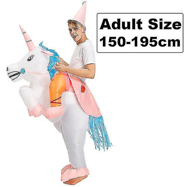 Oppustelig kostume kostume til voksne børn Adult 150-195cm Unicorn B