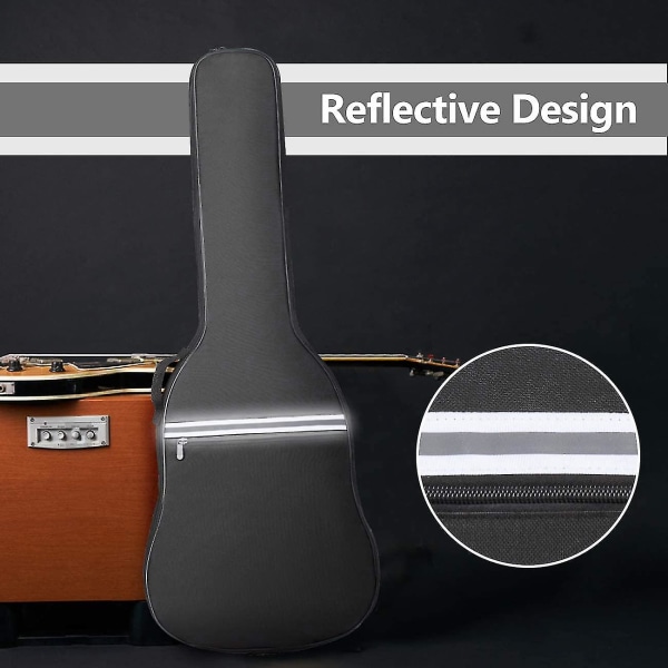 Elektrisk Gitarrväska Gig Bag 41 Tum Gitarrväska För Akustisk Gitarr Elektrisk Gitarr Gitarr Klassisk