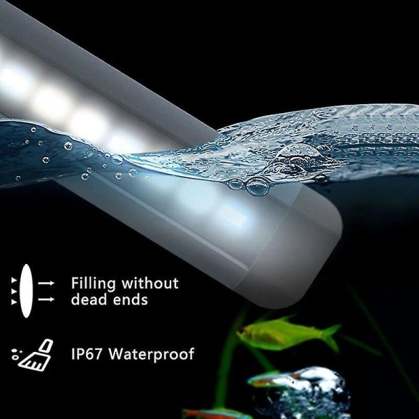 Akvarielys til plantevækst, revfisk, 9-56 cm