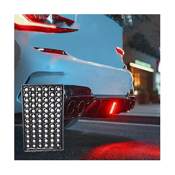 72 LED-jarruvalo F1-mallin ohjausvalolle, LED-jarruvalot puskurin kanteen, ohjausvalo, universaali automalli A