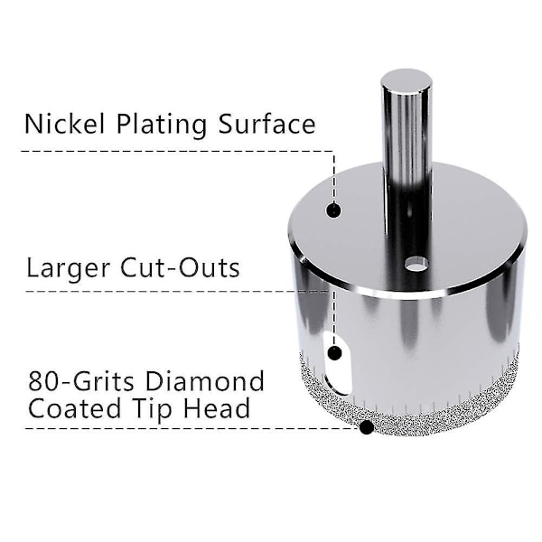 Diamantbor - Hule kjernebor for glass og fliser