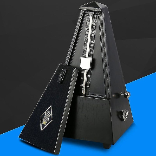 Vintage Pyramid Style Metronome Bell Ring Rhythm Mekanisk för gitarr piano fiol