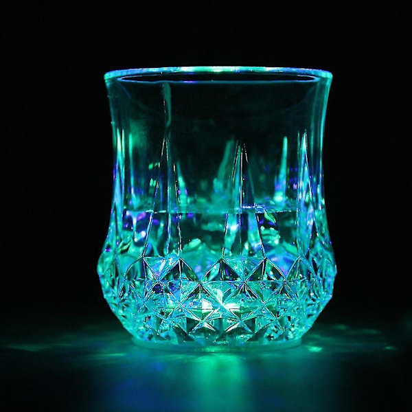 LED-blinkende lysende vannglass for fest