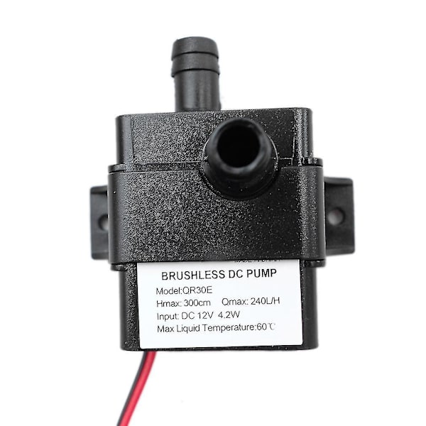 Högpresterande QR30E DC 12V 4.2W Vattentät Borstlös Pump