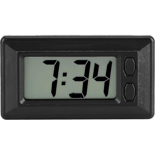 Digital Klocka LCD Bilinstrumentbräda Skrivbord Datum Tid