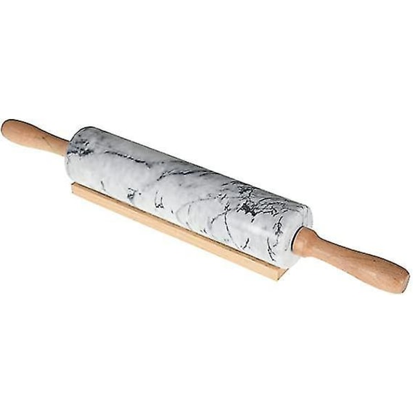 Træ Marmor Rullekæde med Træhåndtag Holder Base