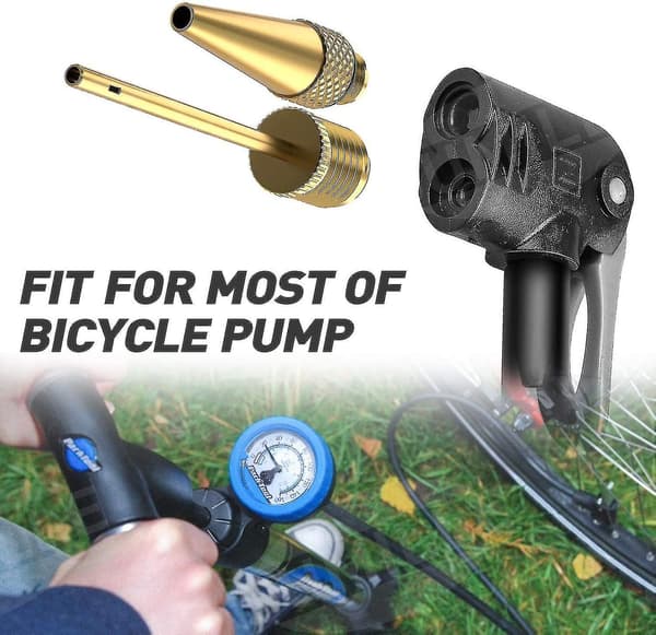 Cykelpumpadapter, Ren Koppar Cykelpumpmunstycke, Ingen Luftläckage